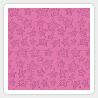 Stars Christmas pattern Sticker